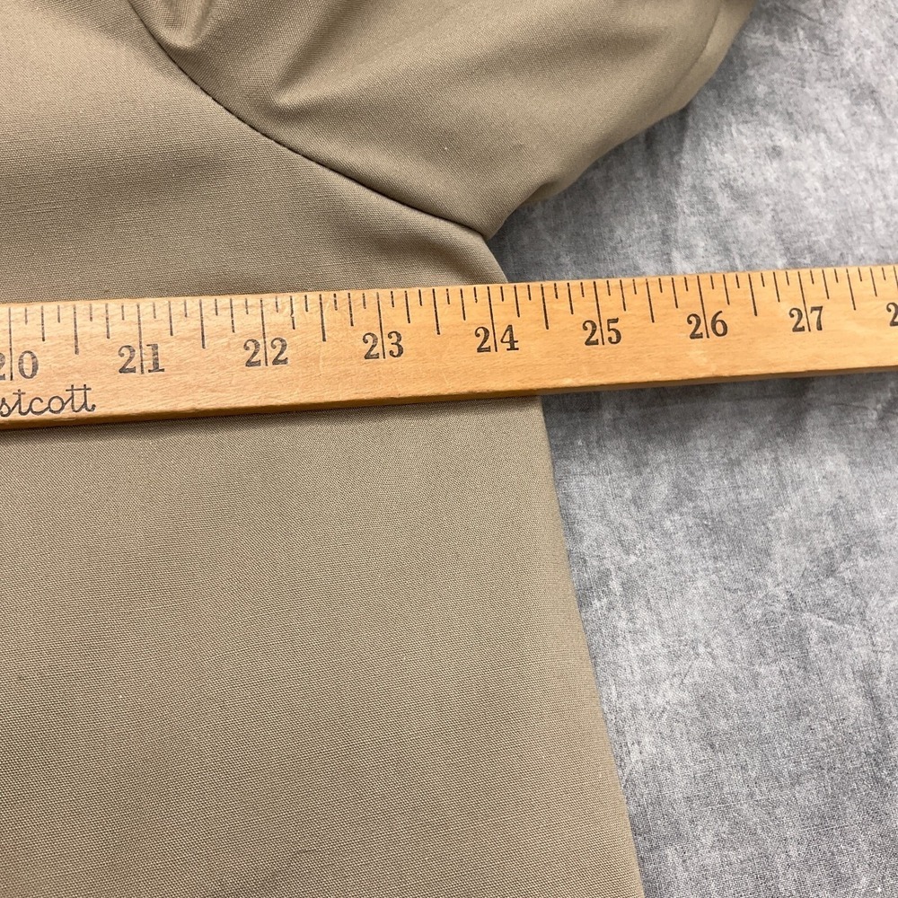London Fog Trench Maincoats Men 42S Tan Rain Overcoat Career Classic USA VTG - Picture 11 of 15